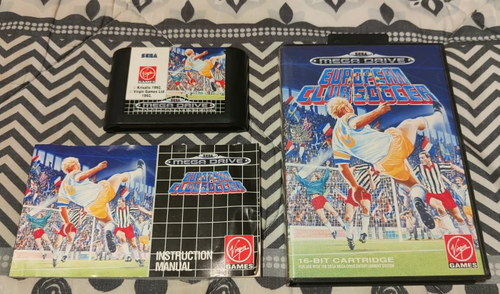 European club soccer mega drive - RetroGamingMarket